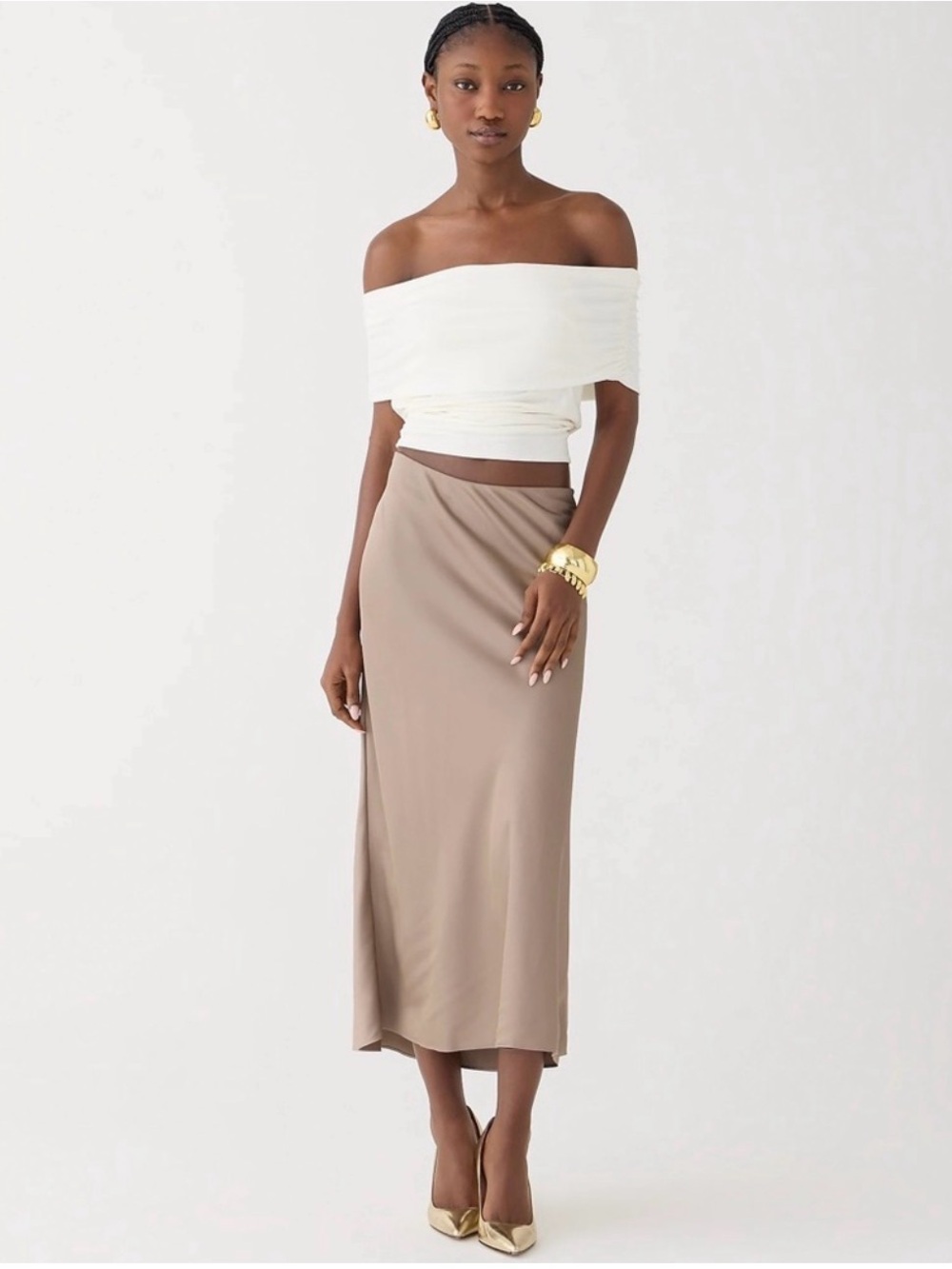J. Crew Gwyneth Slip Skirt